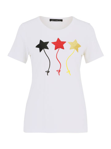 Betty Barclay Basic Shirt mit Sternen in Rohweiß