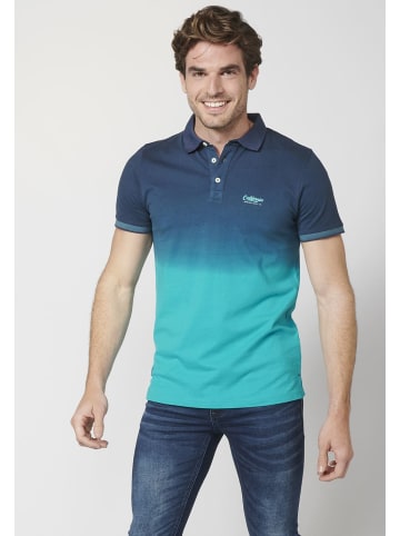 KOROSHI Kurzarm-Polo in grun