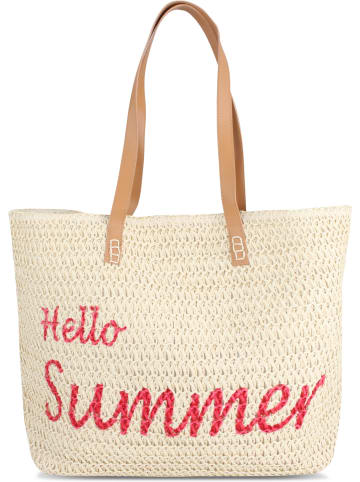 normani Bequeme Sommer-Umhängetasche, Strandtasche in Hello Summer