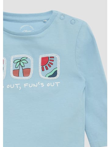 s.Oliver T-Shirt in 5310_himmelblau