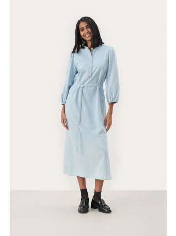 PART TWO Kleid NadijaPW Easy fit in Whiteish Blue Denim