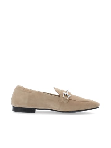 Bianco Halbschuhe aus Wildleder in Nougat