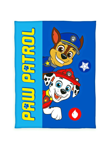 Herding Fleecedecke Paw Patrol 130x170cm Chase in Blau