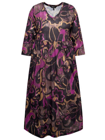 Ulla Popken Kleid in schwarze kirsche