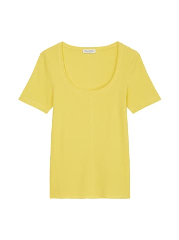 Marc O'Polo Ripp-T-Shirt regular in corn yellow