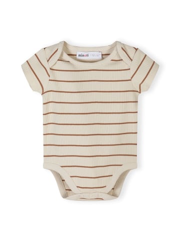Minoti 3-er Pack Bodys NOSBABYRIB2 in Beige