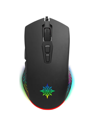 Inca Inca IMG-GT17 PRO Optisch Gaming Maus 6400 DPI RGB-Logo in schwarz