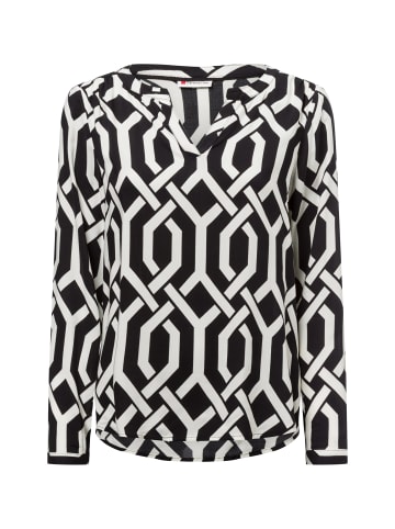 Street One Bluse in schwarz ecru
