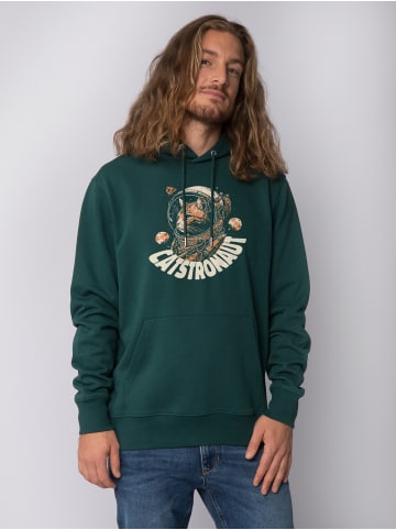 wat? Apparel Sweatshirt Catstronaut in Glazed Green