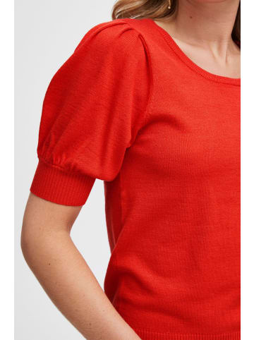 Fransa 3/4 Arm-Pullover in rot