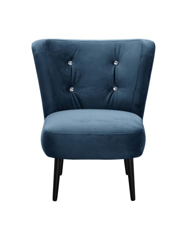 58 aufm Kessel COCKTAILSESSEL Kayleigh Samtvelours dunkelblau