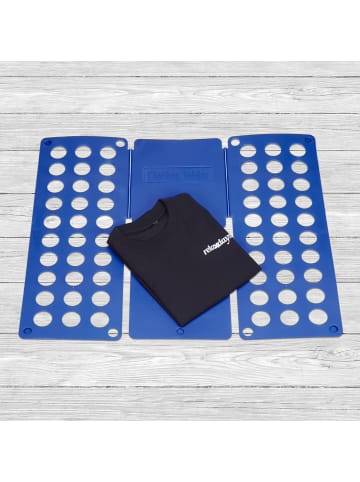 relaxdays 2x Faltbrett in Blau