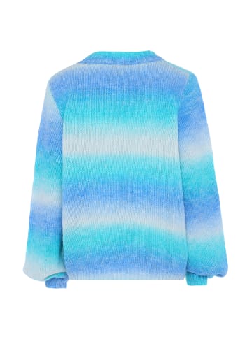 Usha Women Cardigan in Blau Mehrfarbig