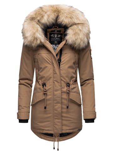 Navahoo Wintermantel Lady Like in Taupe