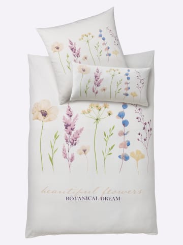 Heine Bettwäsche in weiß-vanille-bedruckt