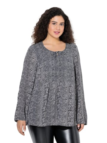 Ulla Popken Bluse in dunkles kitt