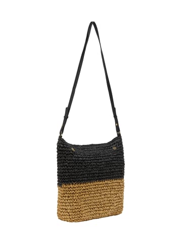 IZIA Women Shoulder Bag in Black Beige