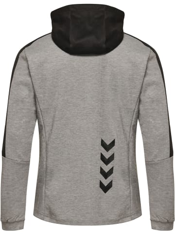 Hummel Hoodie Mit Reißverschluss Hmltropper Zip Hoodie in GREY MELANGE