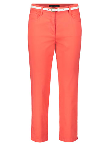 Betty Barclay Sommerhose mit Gürtel in Hot Coral