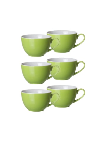 Ritzenhoff & Breker 6er Set Kaffeetassen Doppio in – 200 ml in Grün