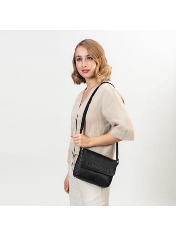 Farmhood Memphis Umhängetasche Leder 22 cm black