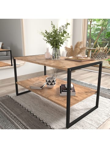 VCM  Design Sofatisch Couchtisch Insasi L in Honig-Eiche