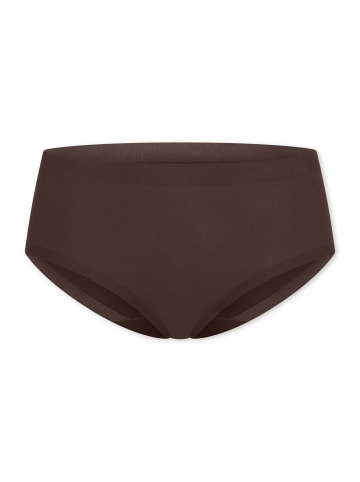 Schiesser Panty Invisible Cotton in deep brown
