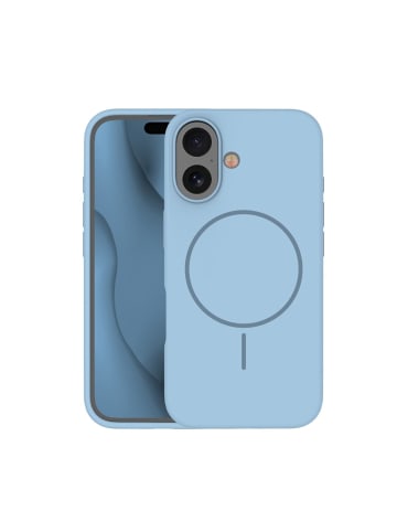 COFI 1453 TFO Silicone Thin Mag kompatibel mit Apple iPhone 16 Hellblau in Hellblau