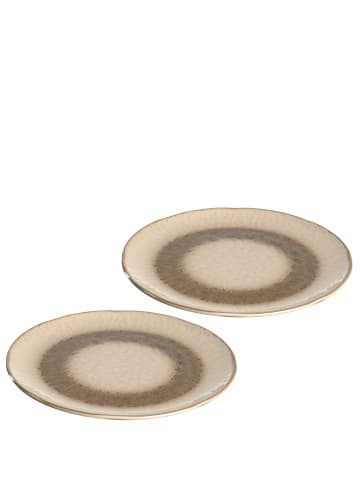 LEONARDO Keramikteller MATERA 2er-Set 22,5 cm beige