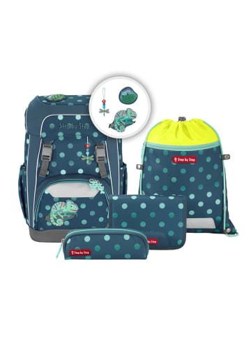 Step by Step 5tlg. Ranzen-Set GIANT in Chameleon Joshy