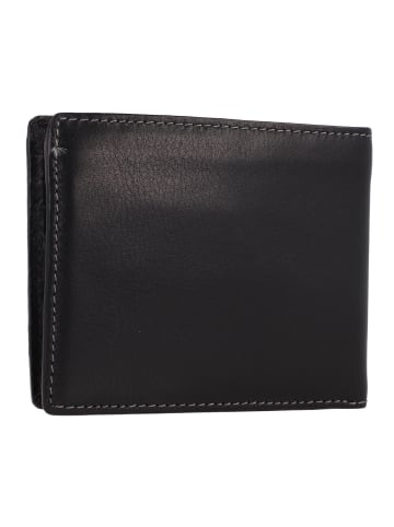 Braun Büffel Arezzo Geldbörse Leder 11 cm in schwarz