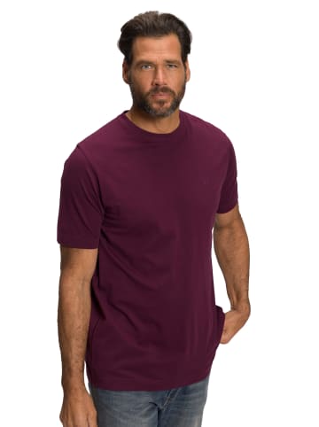 JP1880 Kurzarm T-Shirt in aubergine