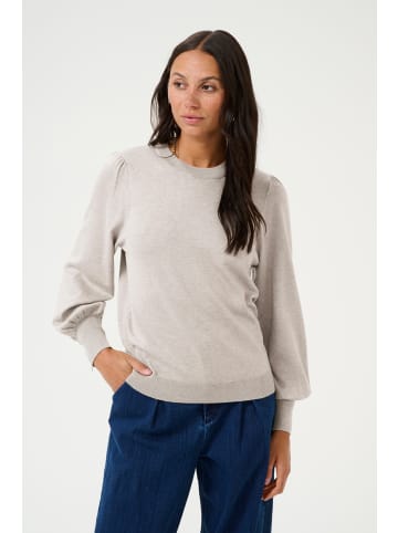 Kaffe Strickpullover KAlizza Regular fit in Elephant Skin Melange