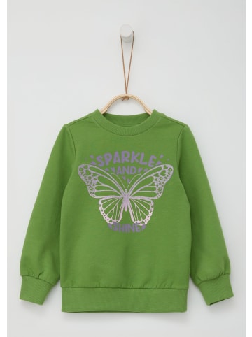 s.Oliver Sweatshirt langarm in Grün