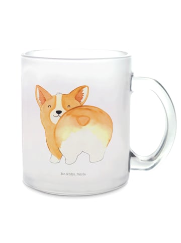 Mr. & Mrs. Panda Häferl Corgi Po ohne Spruch in Transparent