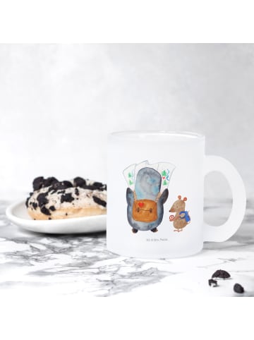 Mr. & Mrs. Panda Pott Pinguin & Maus Wanderer ohne Spruch in Transparent