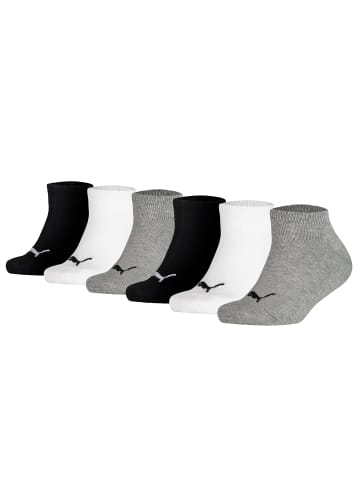 Puma Socken 6er Pack in Schwarz/Weiß/Grau