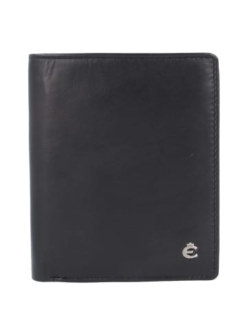 Esquire Harry Geldbörse Leder 9 cm in schwarz