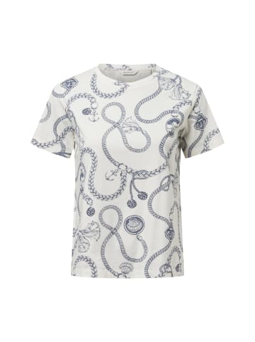 Gant T-Shirt in ecru blau