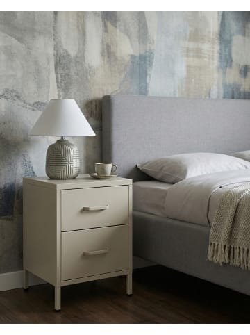 Beliani Nachttisch MALAVI in Beige - (W) 43 x (H) 55 x (L) 40 cm