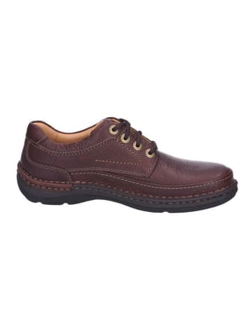 Clarks Sneaker Nature Three in mahogany leather