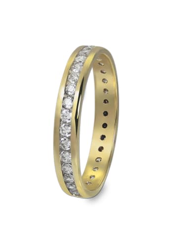 GoldDream Goldring 333 Gelbgold - 8 Karat, Zirkonia Größe 54 (17,2)