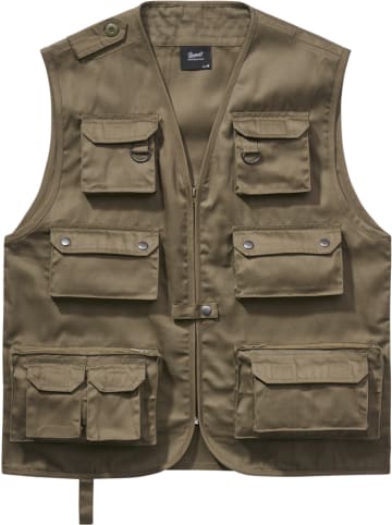 Brandit Weste "Hunting Vest" in Grün