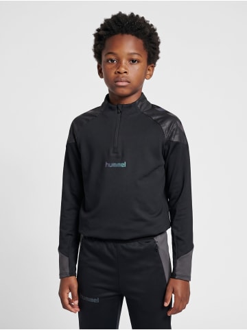 Hummel Reißverschluss Sweatshirt Daumenlöcher Hmlblaze26 Kinder in BLACK