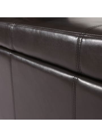 MCW Sitzgruppe Kriens XXL + 4 Stühle Littau, Braun