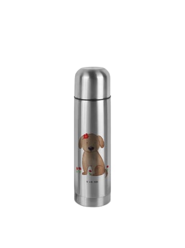 Mr. & Mrs. Panda Thermoskanne Hund Dame ohne Spruch in Transparent
