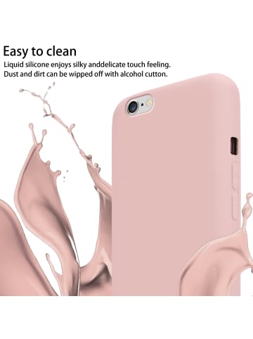 cadorabo Handykette für Apple iPhone 6 / 6S Hülle in LIQUID PINK