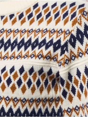 Gant Strickpullover in ecru marine - 0001