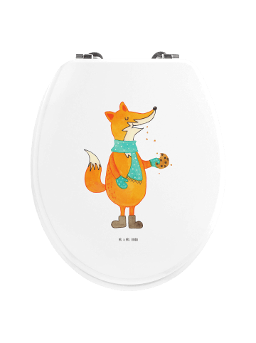 Mr. & Mrs. Panda Klodeckel Fuchs Keks ohne Spruch in Weiß