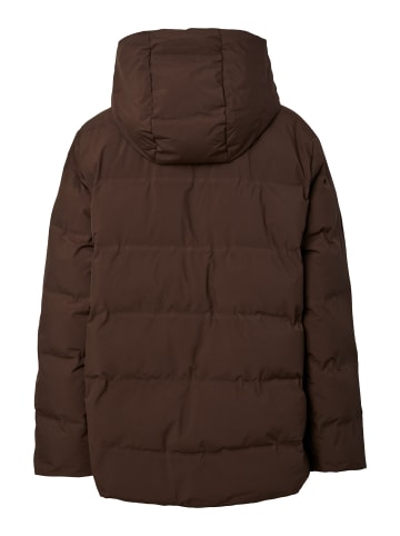 Pieces Wattierte Jacke in Hot Fudge